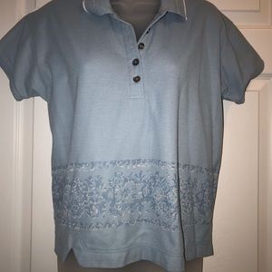 Line Up brand collard golf shirt...size M